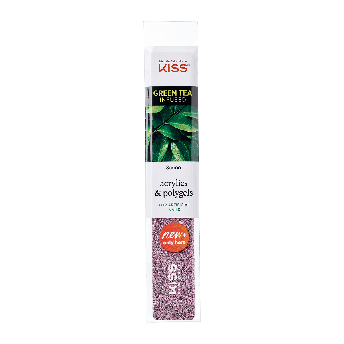 final discount - KISS ქლიბი KS GREENTEA ARTIFICIAL NAIL FILE- Kiss